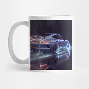 Synth Porsche rear view Mug